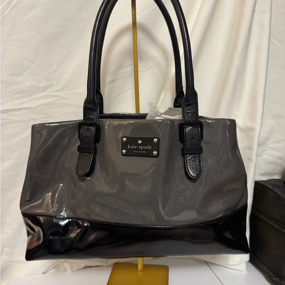 Kate Spade Gray and Black Women's Bag 💜 - Picture 1 of 14